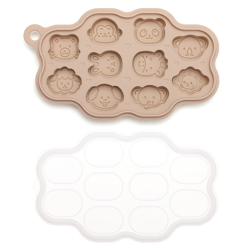 Baby Food Storage Container, BPA-Free Silicone Freezer Tray with Clip-On Lid for Breast Milk & Homemade Food Storage, Ideal for Vegetable & Fruit Purees