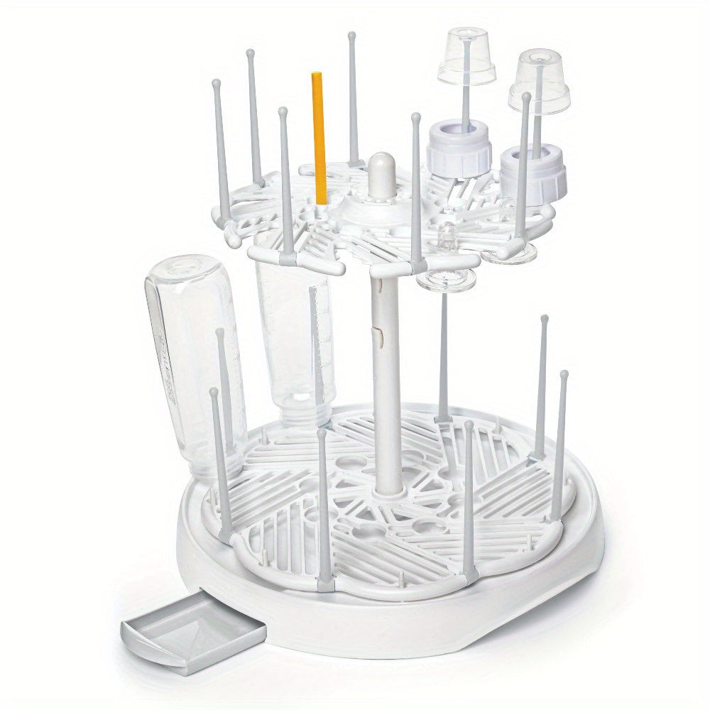 Baby Bottles and Accessories Drying Rack – Large Capacity, White