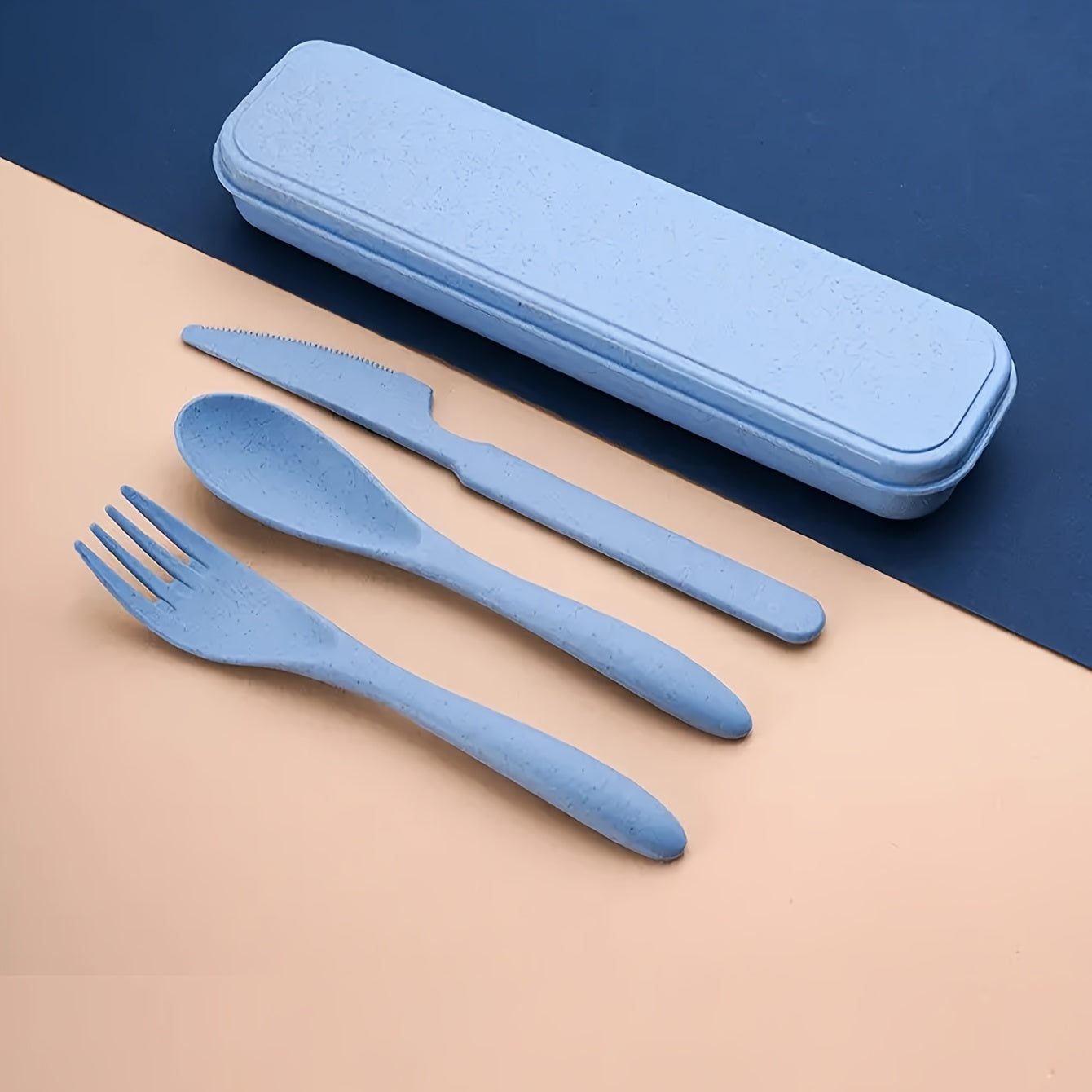 3PCS Portable Cutlery Set – Compact Knife, Fork & Spoon Combo, Lightweight & Travel-Friendly, Perfect for Students & Everyday Use