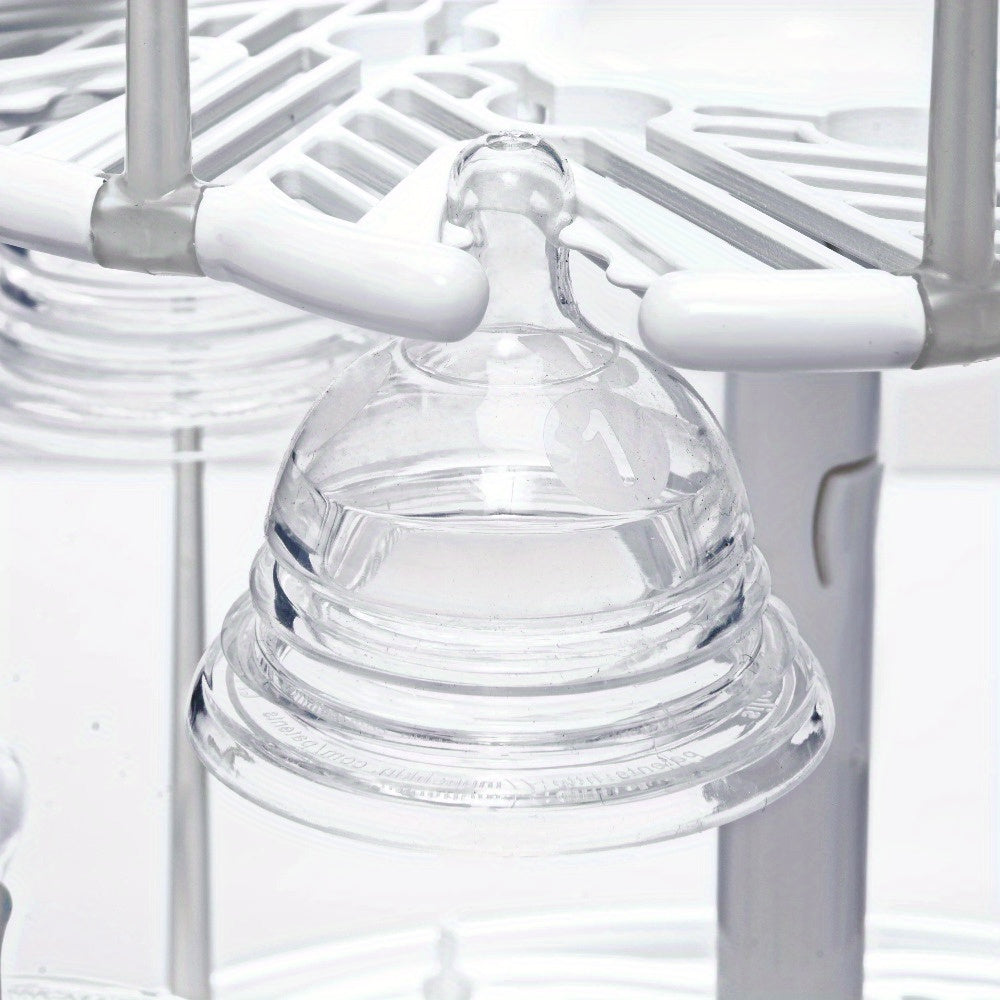 Baby Bottles and Accessories Drying Rack – Large Capacity, White