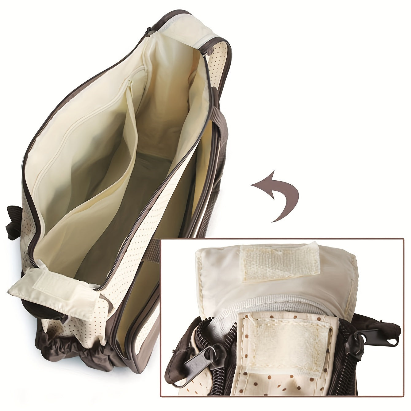 Hot-Selling Fashion Oblique Span Waterproof Mommy Bag 5pcs Set – Large Capacity, Multi-Functional One-Shoulder Bag for Moms, Perfect for Everyday Use & Travel - Kidzy Market