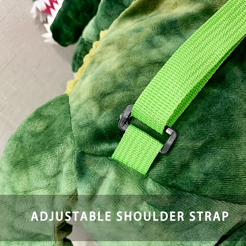 Youngsters’ Dinosaur Backpack – Adorable T-Rex & Triceratops Plush Designs, Lightweight Corduroy with Adjustable Straps, Zip Closure, and Nylon Lining – Ideal for Parties and Everyday Fun - Kidzy Market
