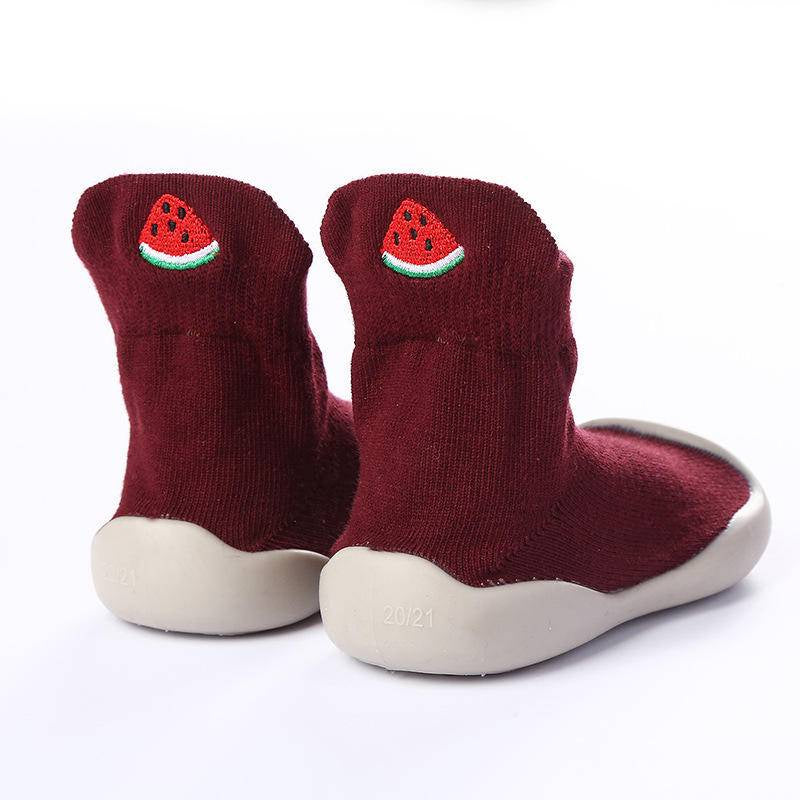 Non-Slip Fruit Print Toddler Baby Socks - Comfortable & Cute Socks for Toddlers