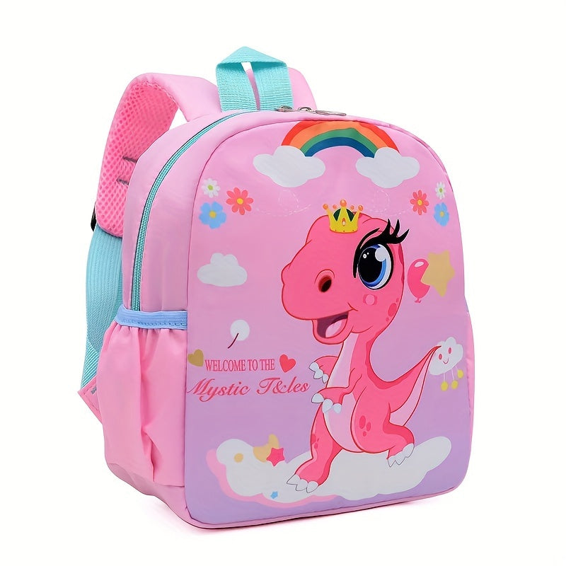 1PC Cartoon Animal Print Backpack – New School Bag for Boys and Girls, Fun & Stylish Design - Kidzy Market
