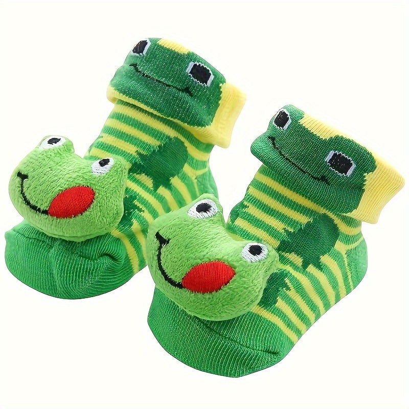 1 Pair Cute Cartoon Youngsters' Socks - Anti-Slip Floor Socks for Toddlers