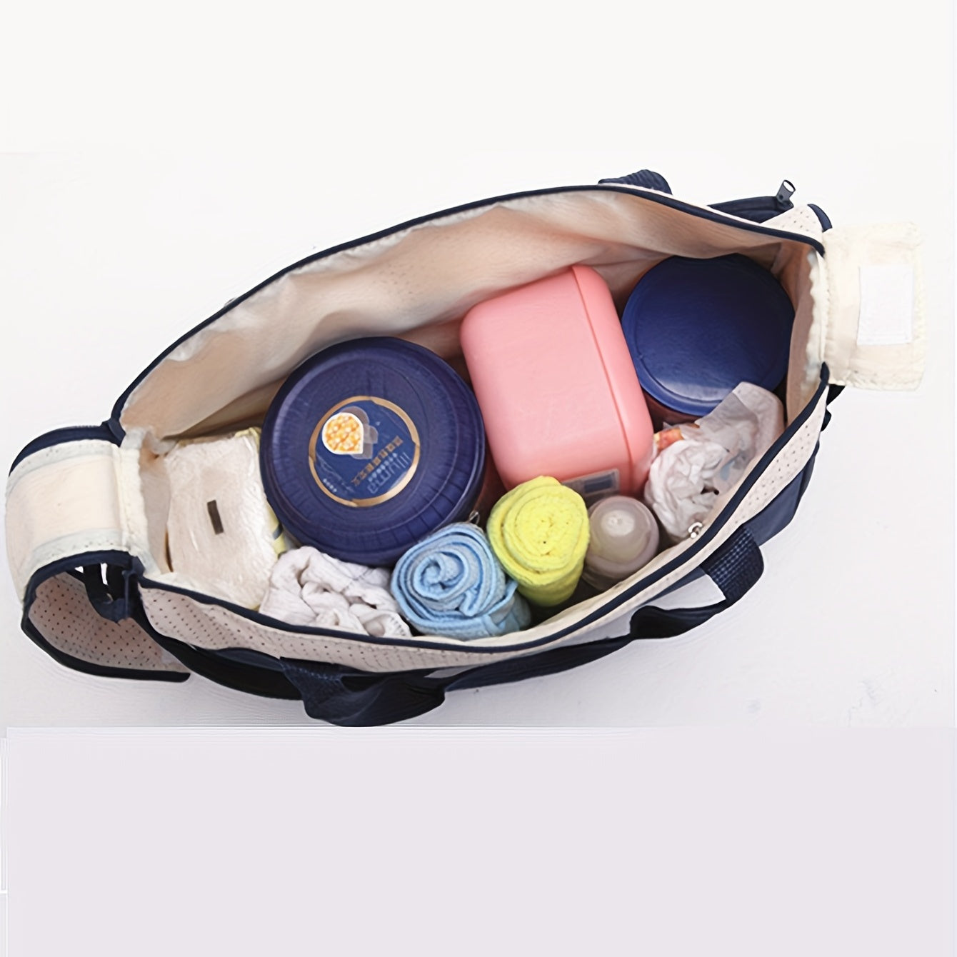 Hot-Selling Fashion Oblique Span Waterproof Mommy Bag 5pcs Set – Large Capacity, Multi-Functional One-Shoulder Bag for Moms, Perfect for Everyday Use & Travel - Kidzy Market