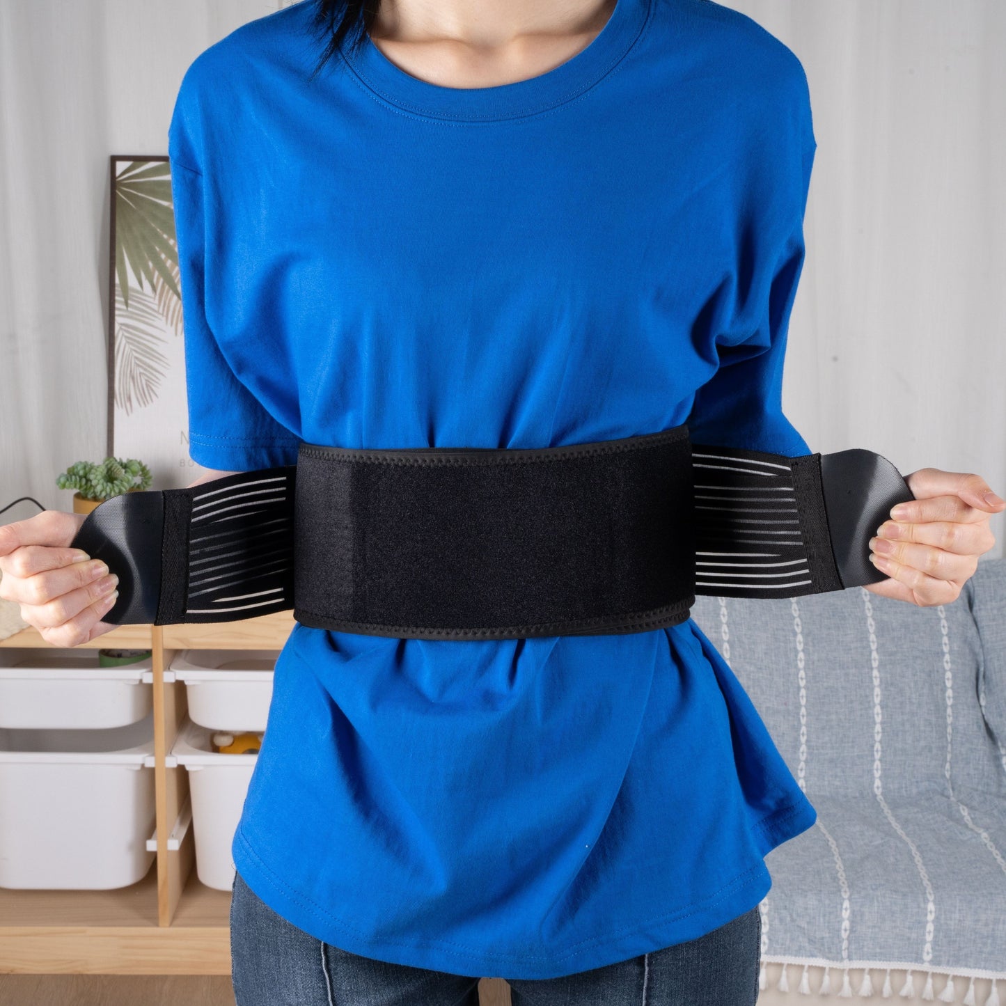 Adjustable Breathable Anti-Slip Abdominal Support Belt, Elastic Triple Compression Postpartum Recovery & Pelvic Correction Belt