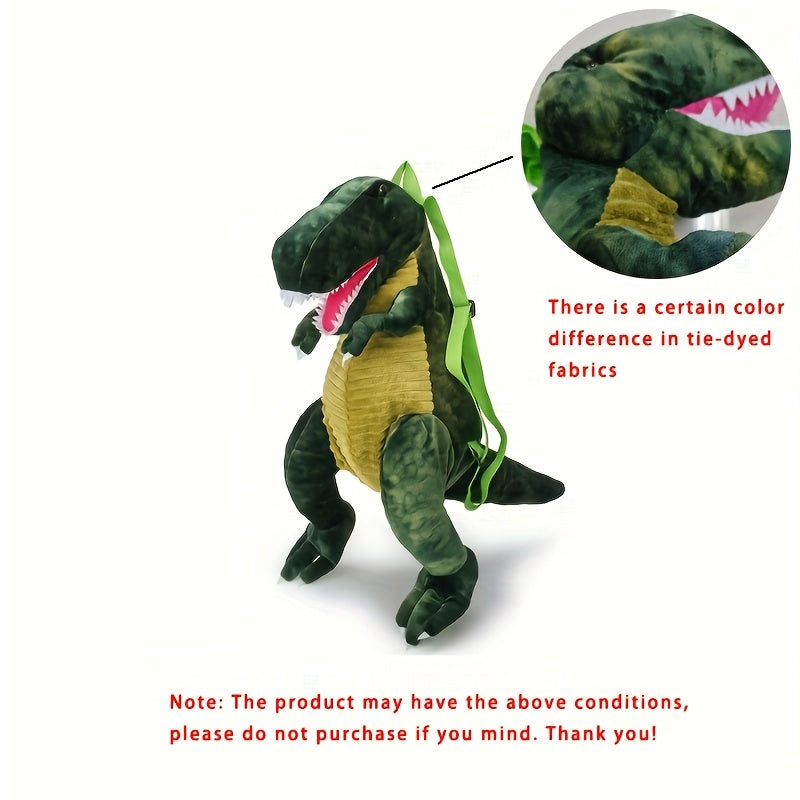 Youngsters’ Dinosaur Backpack – Adorable T-Rex & Triceratops Plush Designs, Lightweight Corduroy with Adjustable Straps, Zip Closure, and Nylon Lining – Ideal for Parties and Everyday Fun - Kidzy Market