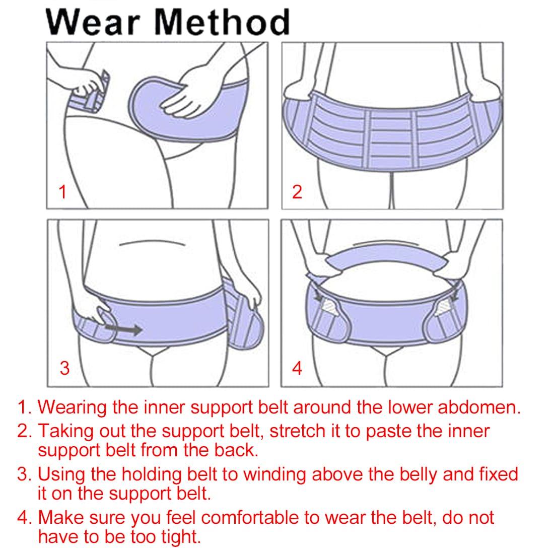 Pregnancy Belly Support Maternity Belt, Waist/Back/Abdomen Band for Postpartum Recovery