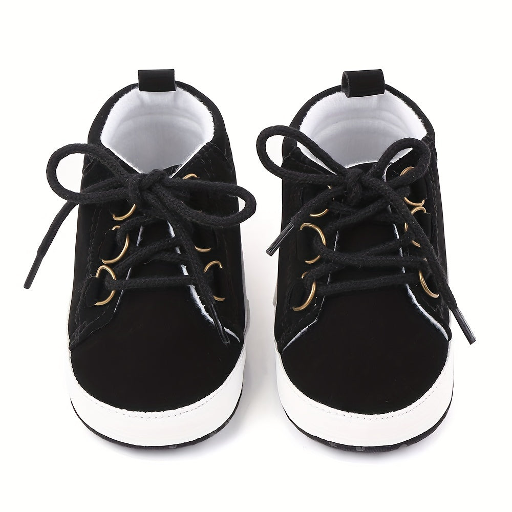 Spring and Autumn Men's High-Top Children's Shoes Soft-Soled Anti-Slip Toddler Baby Shoes