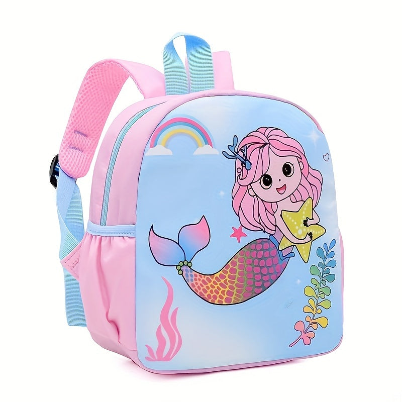 1PC Cartoon Animal Print Backpack – New School Bag for Boys and Girls, Fun & Stylish Design - Kidzy Market