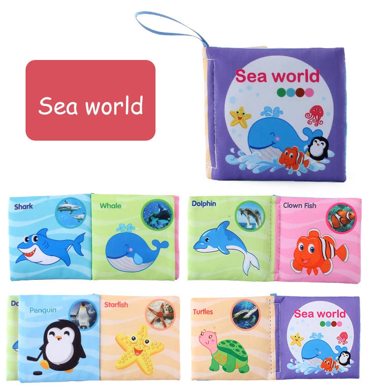 Baby Cloth Book for 0–12 Months – Soft Learning Toy for Early Cognitive Development
