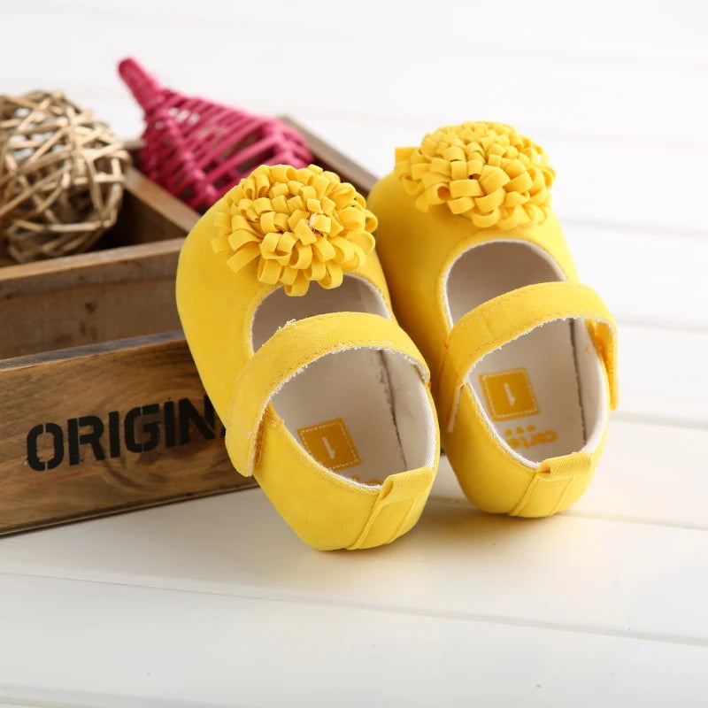 0-18 Months Newborn Baby Girl Walking Shoes – Princess Soft Bottom Anti-Drop Toddler Shoes