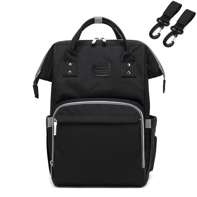 Large Capacity Waterproof Nappy Backpack – Multi-Function Travel Diaper Bag for Moms & Baby Care - Kidzy Market