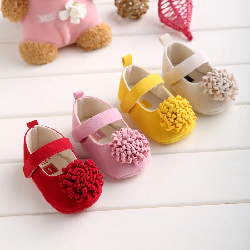 0-18 Months Newborn Baby Girl Walking Shoes – Princess Soft Bottom Anti-Drop Toddler Shoes