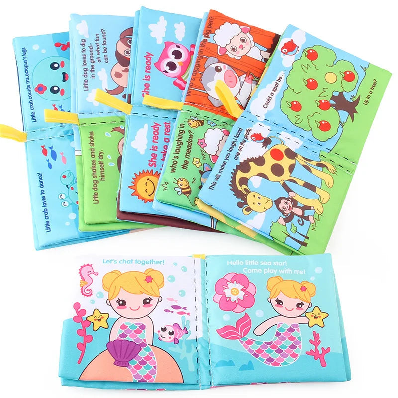 Baby Cloth Book for 0–12 Months – Soft Learning Toy for Early Cognitive Development