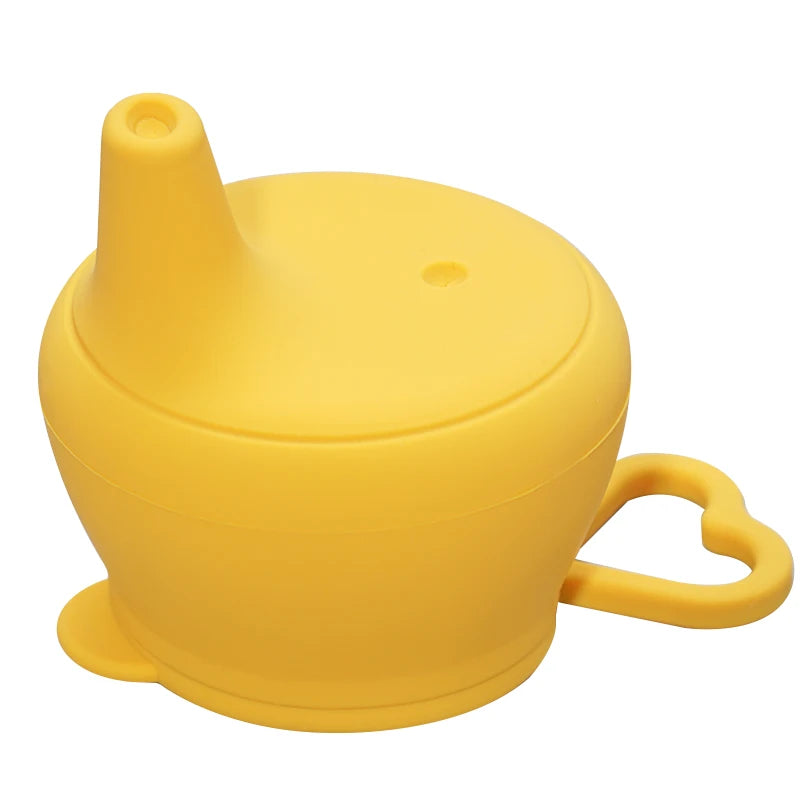 Silicon Baby Feeding Cups Lid Fashion Baby Drinkware Sippy Cups Duckbilly Cover For Toddlers & Kids Tableware