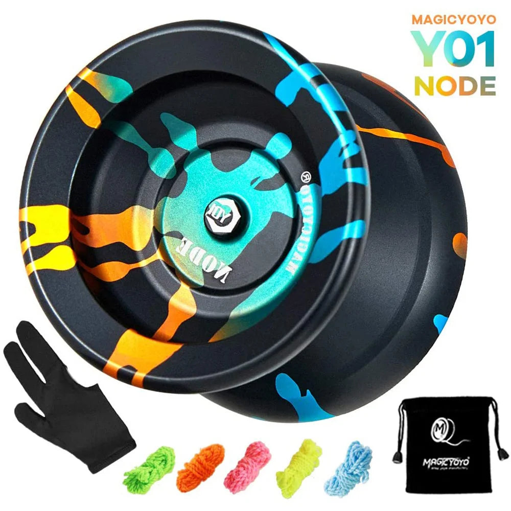 Magic Yoyo V3 - Aluminum Alloy Professional Yoyo, Responsive or Unresponsive Toy for Children