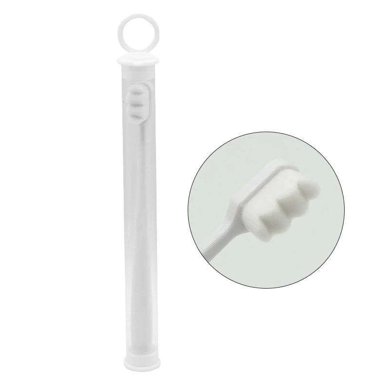 1Pc 12000 Ultra-Fine Bristles Soft Toothbrush, Portable Teeth Deep Cleaning & Whitening, Adults & Children Toothbrush