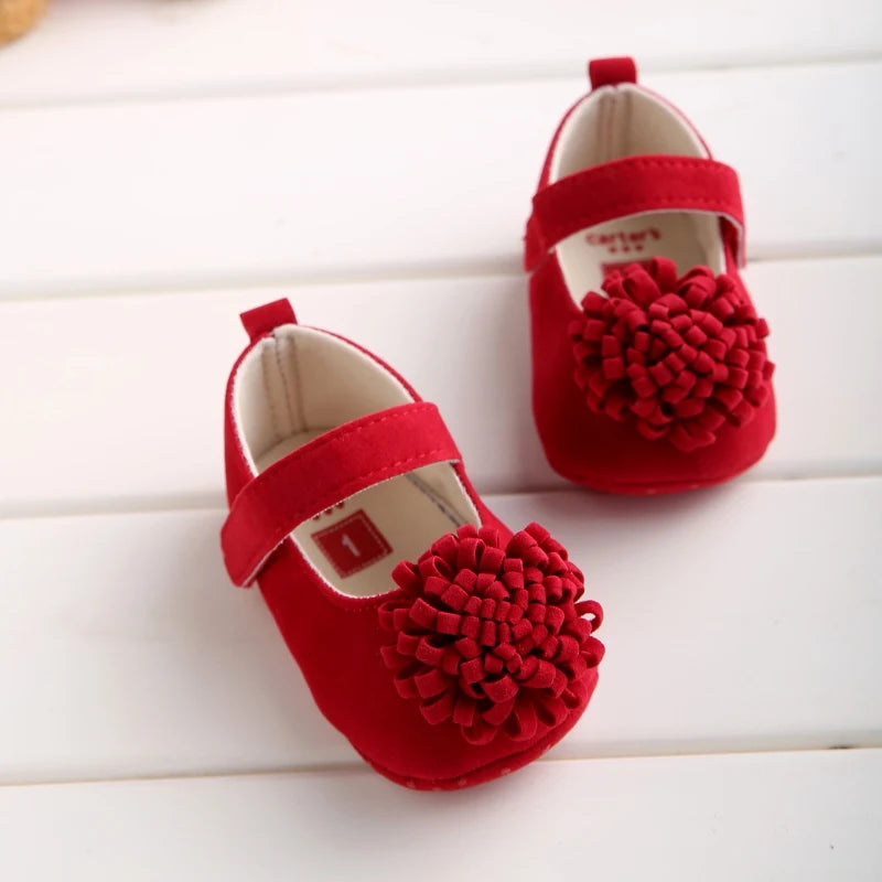 0-18 Months Newborn Baby Girl Walking Shoes – Princess Soft Bottom Anti-Drop Toddler Shoes