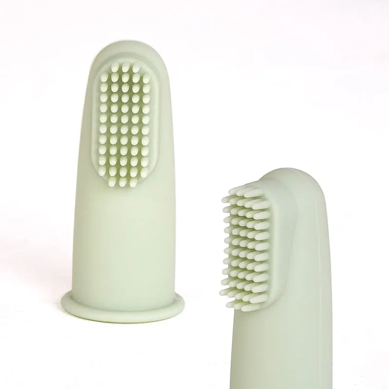 BPA Free Baby Accessories Silicone Infant Toothbrush, Kids Finger Set Toothbrush for Children Teeth Cleaning, Baby Items