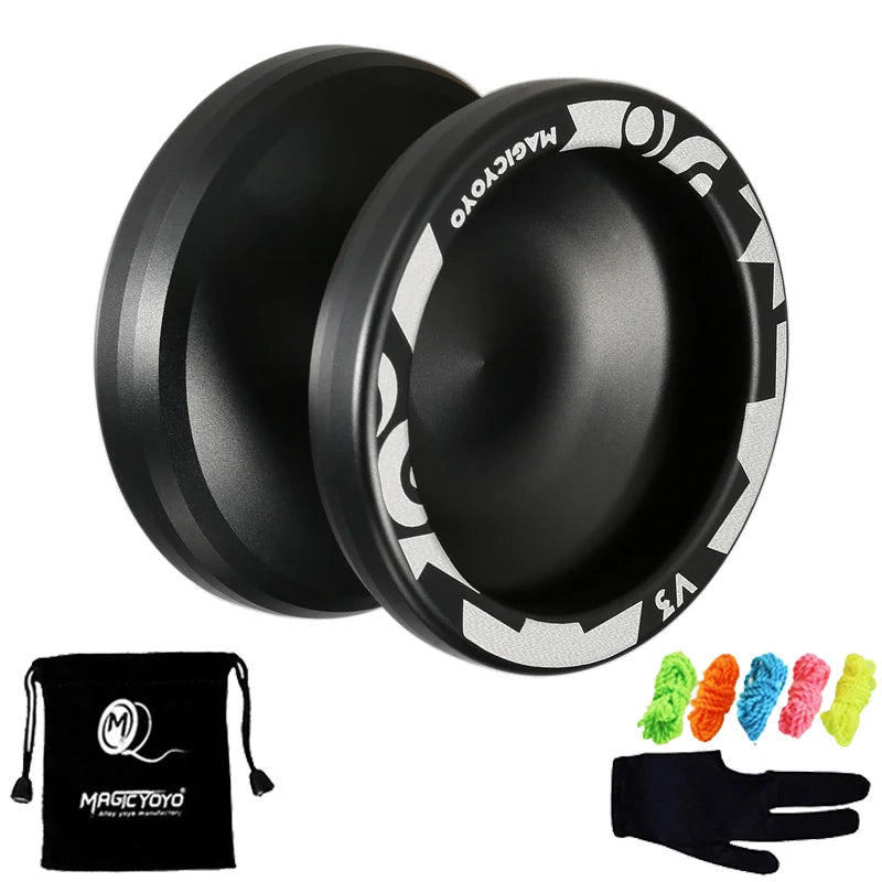 Magic Yoyo V3 - Aluminum Alloy Professional Yoyo, Responsive or Unresponsive Toy for Children