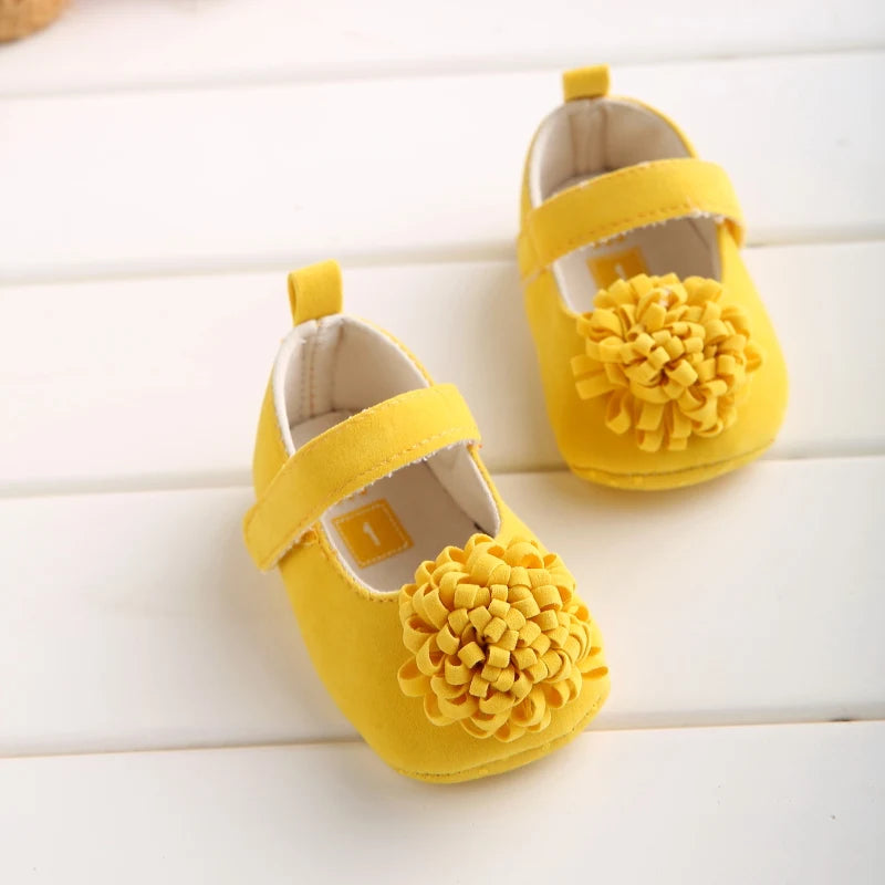 0-18 Months Newborn Baby Girl Walking Shoes – Princess Soft Bottom Anti-Drop Toddler Shoes