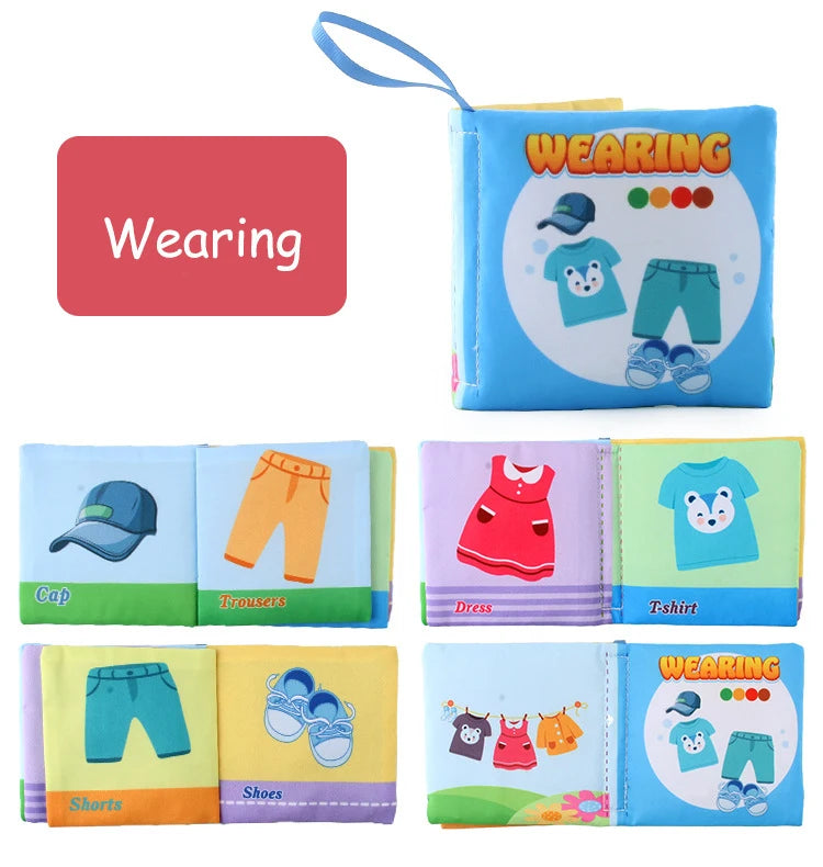 Baby Cloth Book for 0–12 Months – Soft Learning Toy for Early Cognitive Development