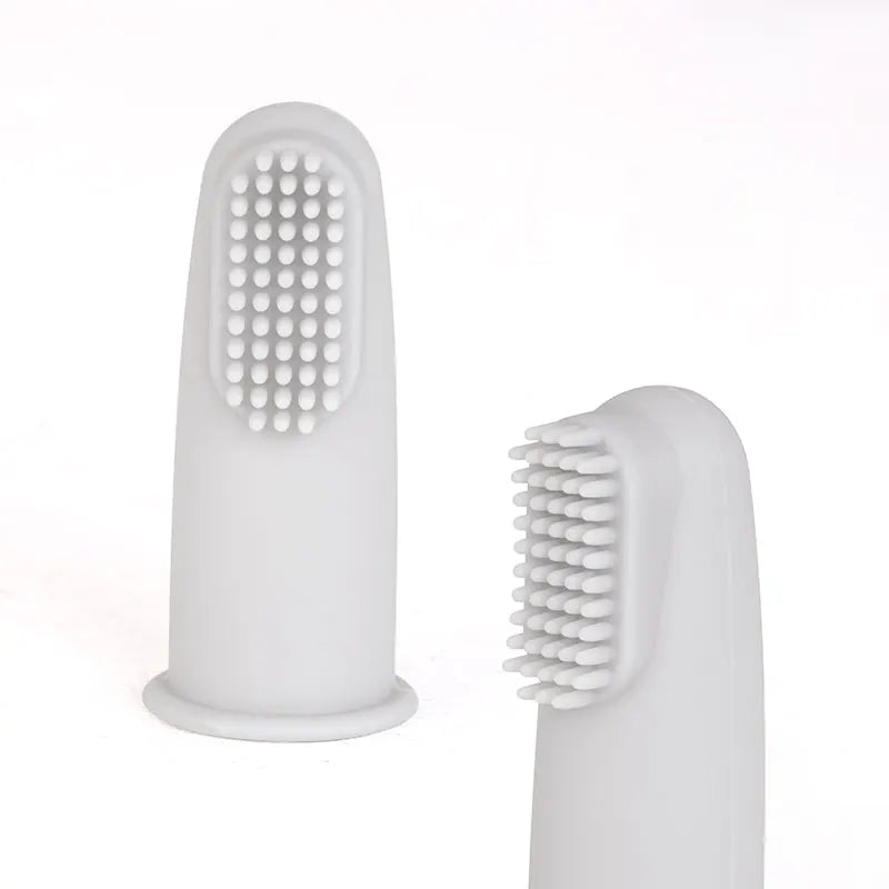 BPA Free Baby Accessories Silicone Infant Toothbrush, Kids Finger Set Toothbrush for Children Teeth Cleaning, Baby Items