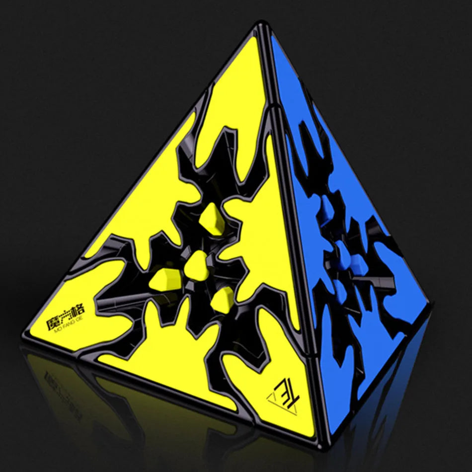 New Qiyi Gear Cube 3x3x3, Gear Cube 3x3, Pyramid, Cylinder, Sphere Speed Cubes, Educational Toy for Children & Kids Gift Toy
