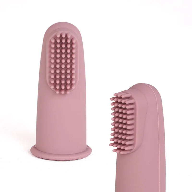 BPA Free Baby Accessories Silicone Infant Toothbrush, Kids Finger Set Toothbrush for Children Teeth Cleaning, Baby Items