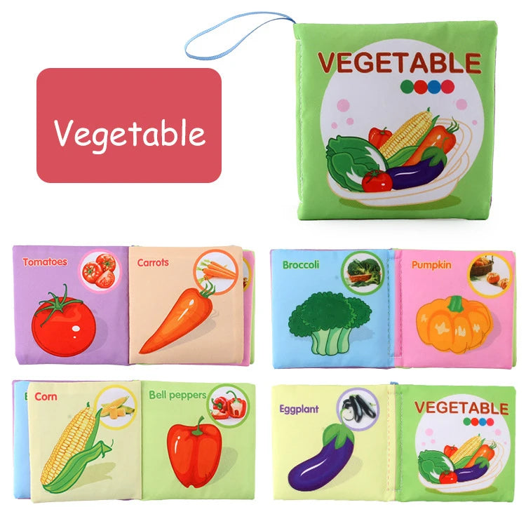 Baby Cloth Book for 0–12 Months – Soft Learning Toy for Early Cognitive Development