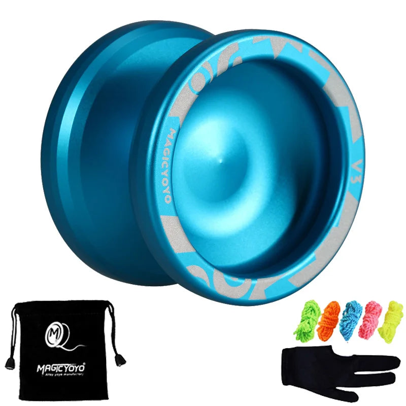 Magic Yoyo V3 - Aluminum Alloy Professional Yoyo, Responsive or Unresponsive Toy for Children