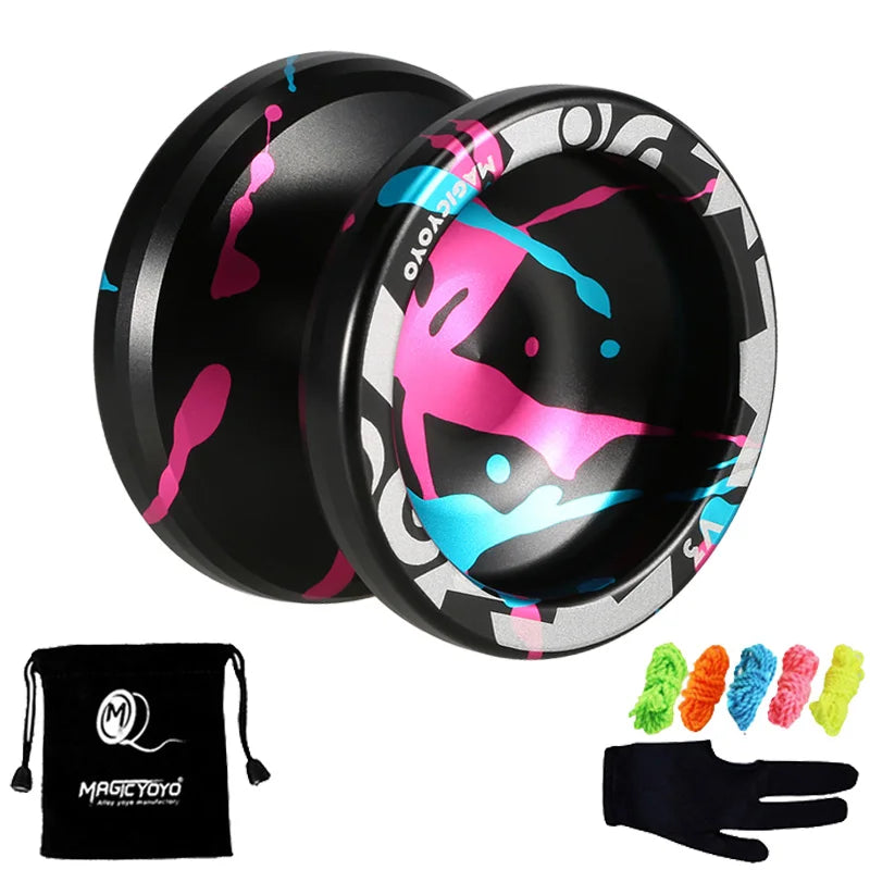 Magic Yoyo V3 - Aluminum Alloy Professional Yoyo, Responsive or Unresponsive Toy for Children