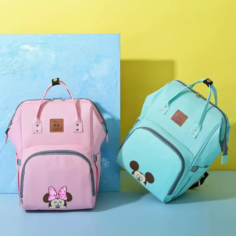 Disney Diaper Mummy Baby Bag Backpack – Multi-function Large Capacity Maternal and Child Bag for Pregnant Women, 2021 New Year Gift - Kidzy Market