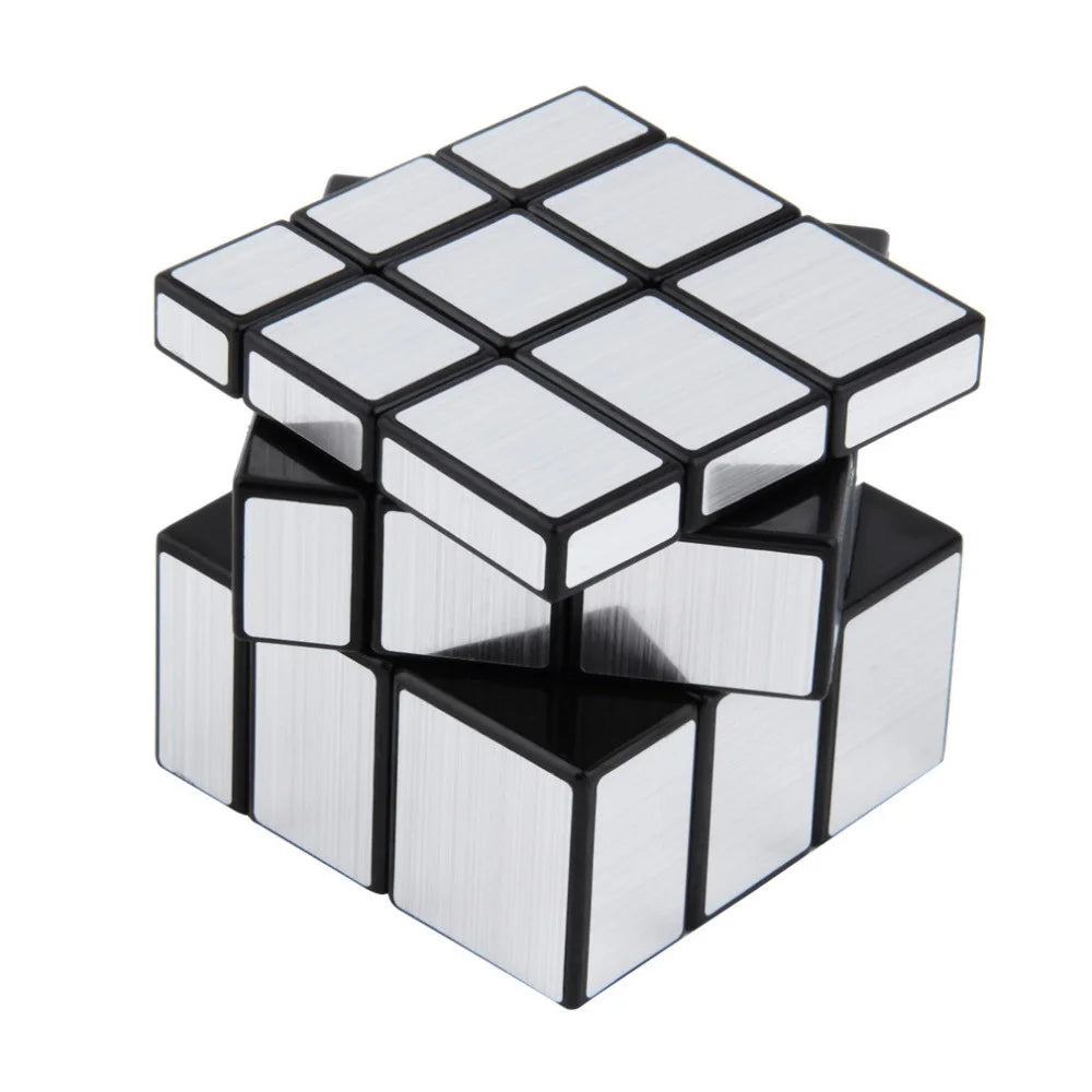 Neo Magic Mirror Cube 3x3x3, Gold & Silver Professional Speed Cube Puzzle, Educational Toy for Children & Adults, Gifts