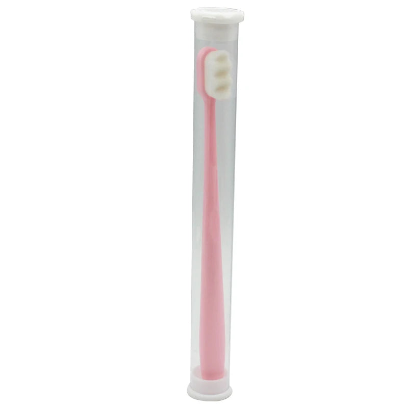 1Pc 12000 Ultra-Fine Bristles Soft Toothbrush, Portable Teeth Deep Cleaning & Whitening, Adults & Children Toothbrush