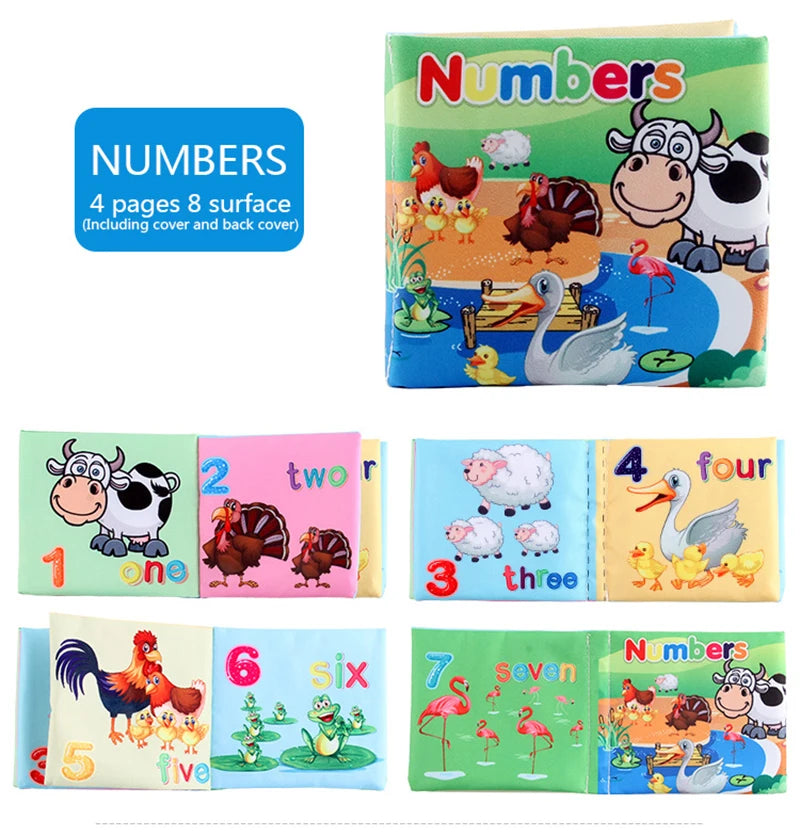 Baby Cloth Book for 0–12 Months – Soft Learning Toy for Early Cognitive Development