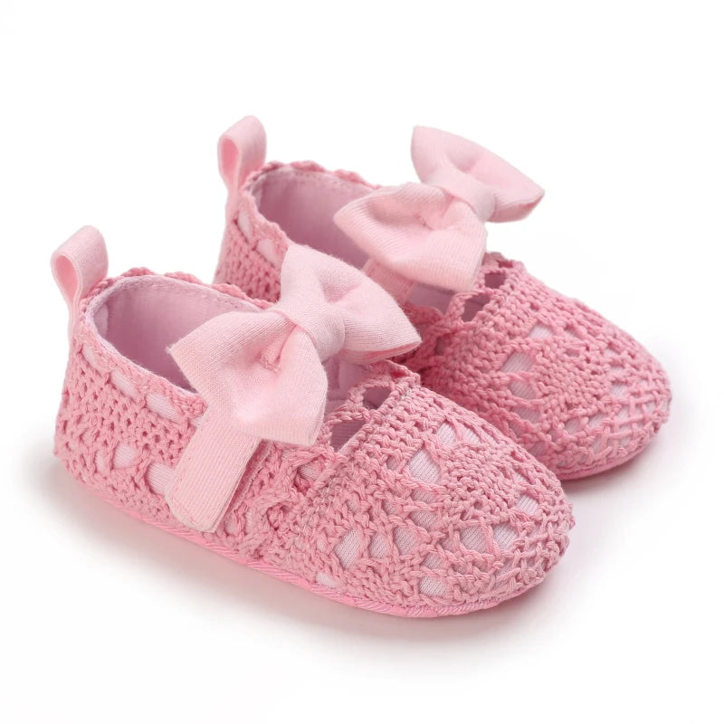 Summer Newborn Infant Baby Girls Princess First Walker Shoes – Soft Sole Sandals & Beach Slippers
