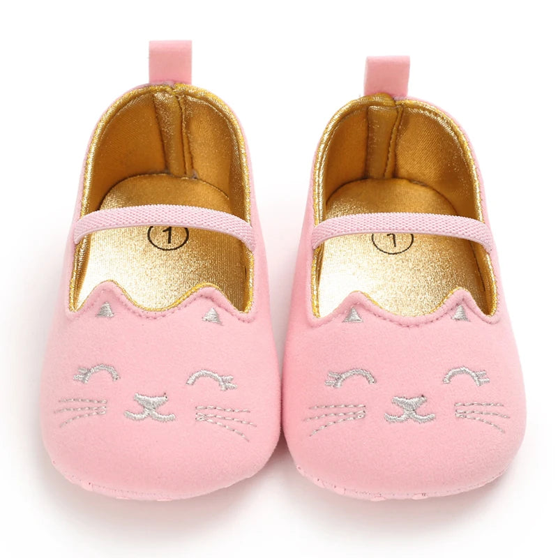 Summer Newborn Infant Baby Girls Princess First Walker Shoes – Soft Sole Sandals & Beach Slippers