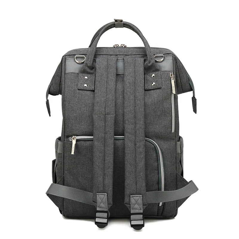 Large Capacity Waterproof Nappy Backpack – Multi-Function Travel Diaper Bag for Moms & Baby Care - Kidzy Market
