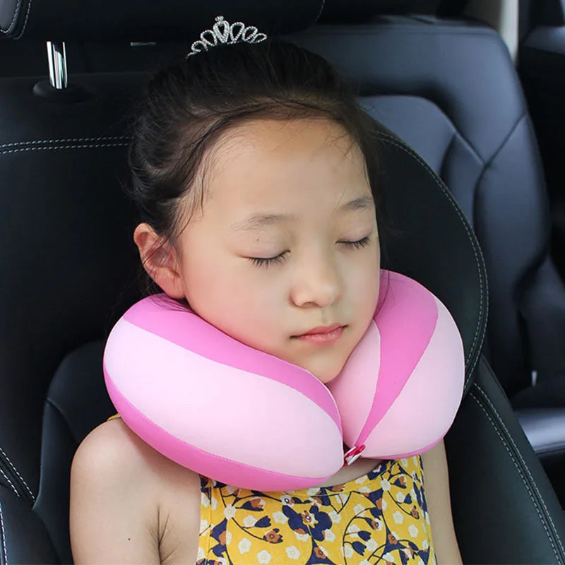 Baby Pillow for Newborns Travel Neck Pillow U-Shape for Car Headrest Air Cushion Children Car Seat Head Support Infant Baby