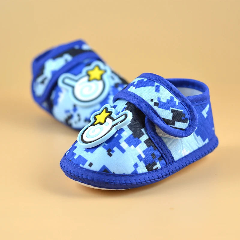 Newborn Baby Girl Soft Sole Crib Toddler Shoes – Canvas Sneakers for Boys & Girls