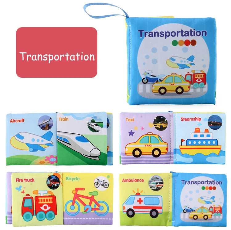 Baby Cloth Book for 0–12 Months – Soft Learning Toy for Early Cognitive Development