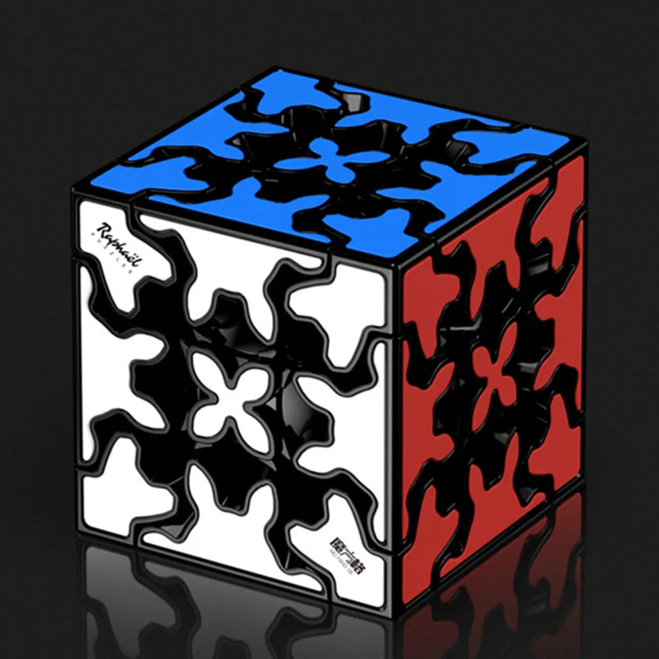 New Qiyi Gear Cube 3x3x3, Gear Cube 3x3, Pyramid, Cylinder, Sphere Speed Cubes, Educational Toy for Children & Kids Gift Toy