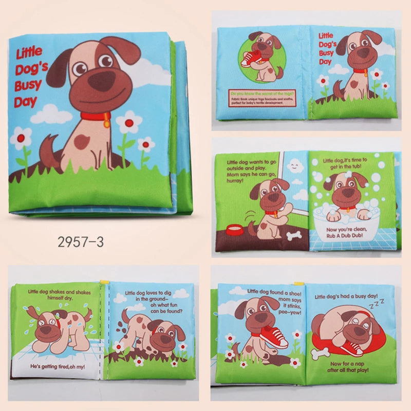Baby Cloth Book for 0–12 Months – Soft Learning Toy for Early Cognitive Development
