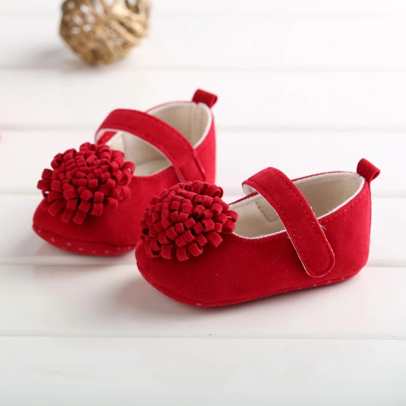 0-18 Months Newborn Baby Girl Walking Shoes – Princess Soft Bottom Anti-Drop Toddler Shoes