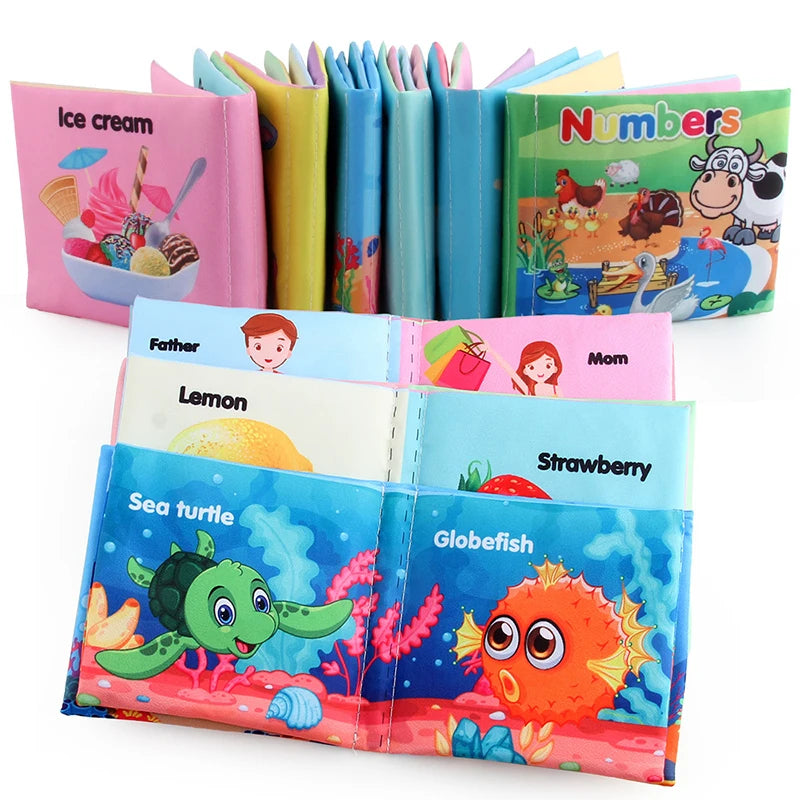 Baby Cloth Book for 0–12 Months – Soft Learning Toy for Early Cognitive Development