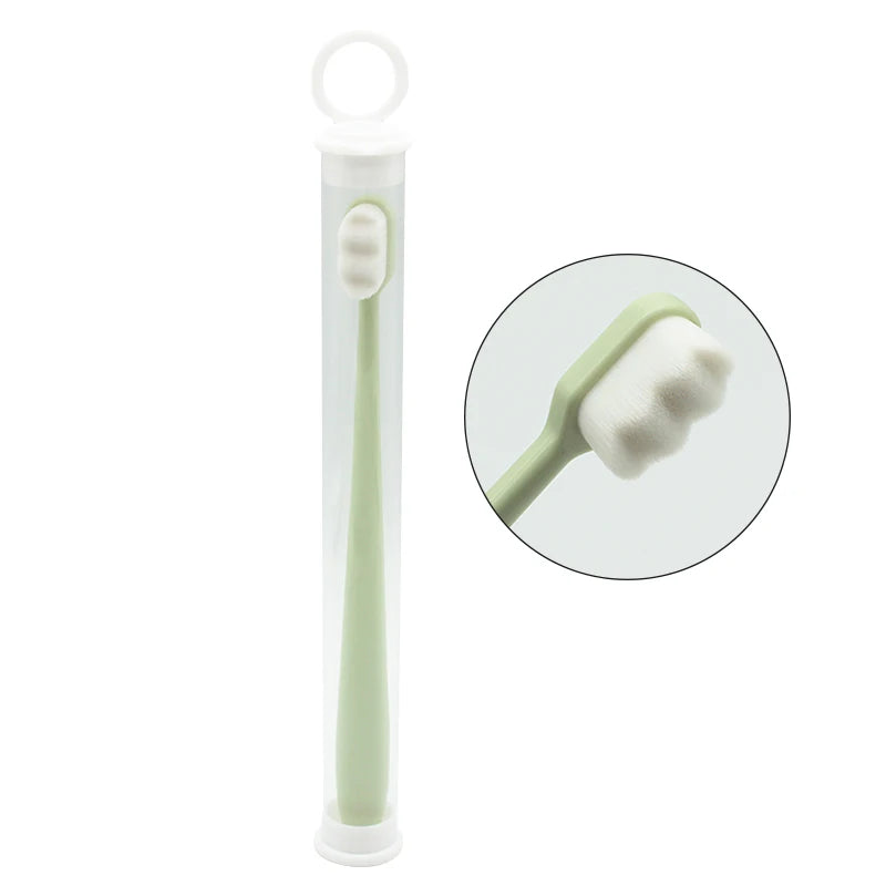 1Pc 12000 Ultra-Fine Bristles Soft Toothbrush, Portable Teeth Deep Cleaning & Whitening, Adults & Children Toothbrush