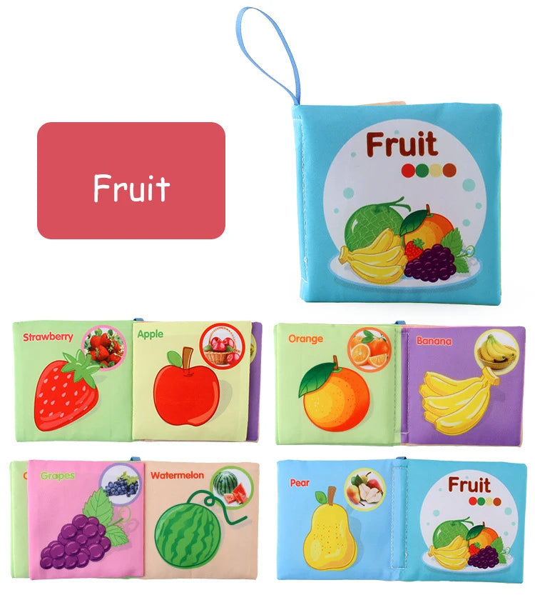 Baby Cloth Book for 0–12 Months – Soft Learning Toy for Early Cognitive Development